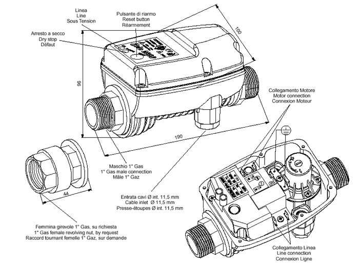 presostat electronic Brio 2000